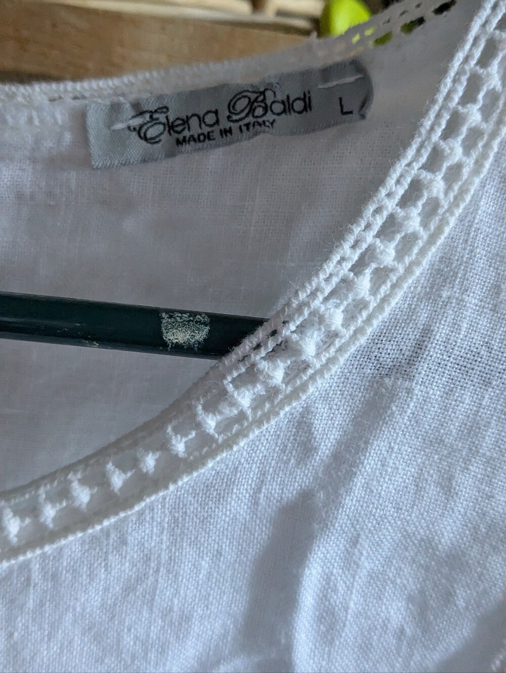 Elena Baldi Blouse Linen Large
